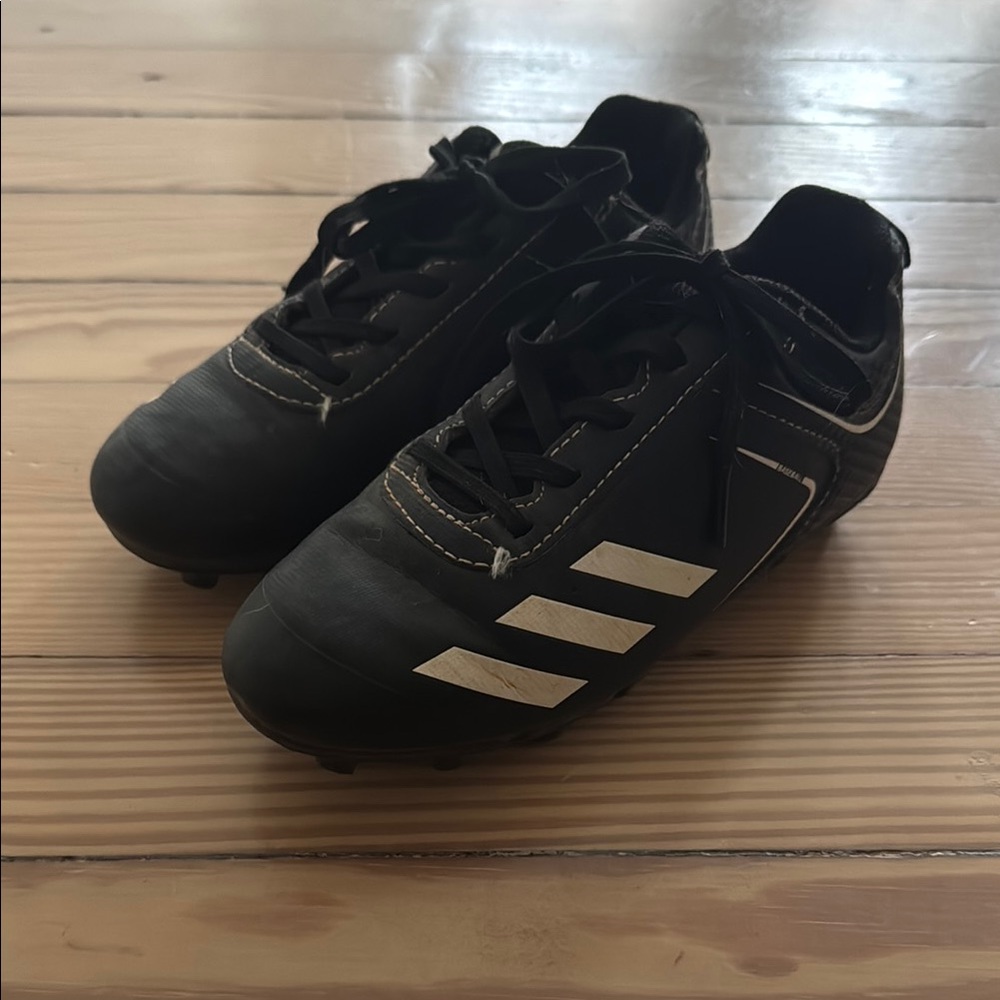 Adidas Kids Black Soccer Shoes